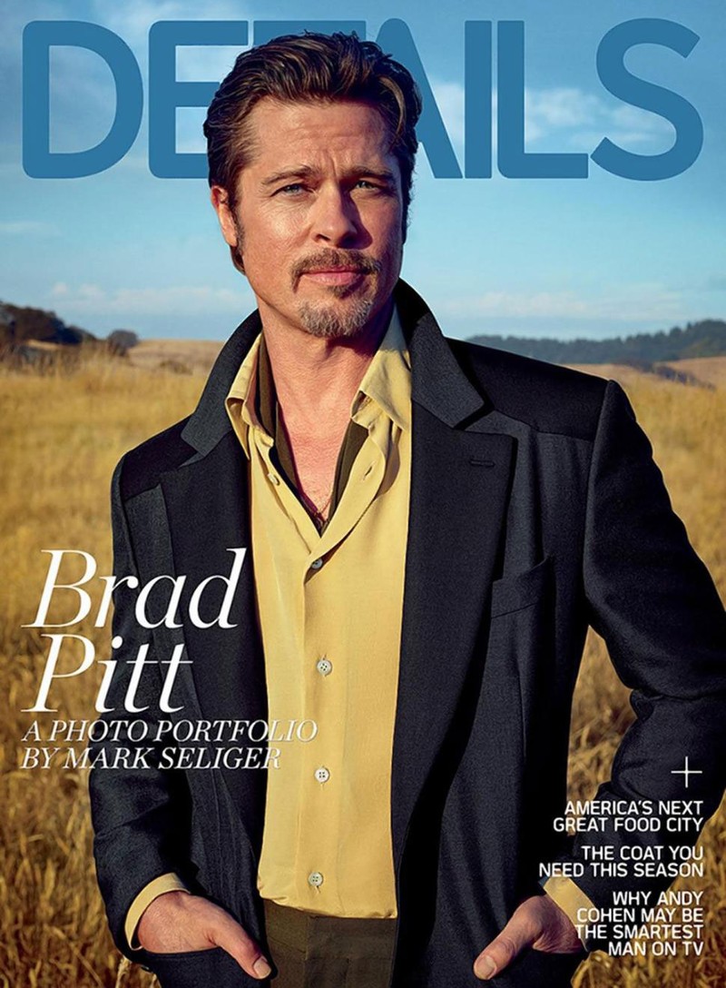 Brad Pitt sieu dien trai tren bia tap chi