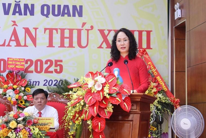Ba Lam Thi Phuong Thanh tai dac cu Bi thu Tinh uy Lang Son