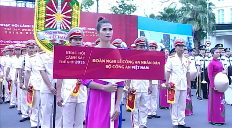 TPHCM: Tung bung Nhac hoi Canh sat The gioi lan thu 20