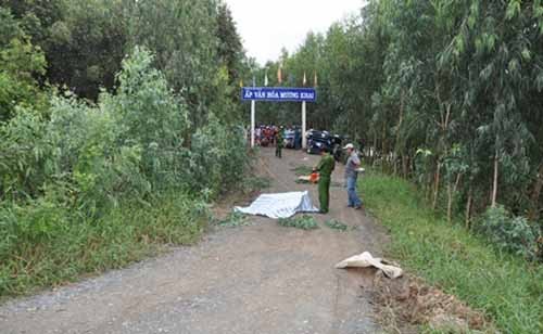 Bat giu hung thu giet nguoi, dot xac chan dong vung que Long An