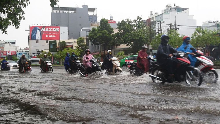 TP HCM: Mua dau mua ngap hon nua met, nguoi dan khon don loi nuoc