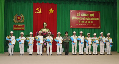 Dieu dong cong tac Truong Cong an huyen dao Phu Quy