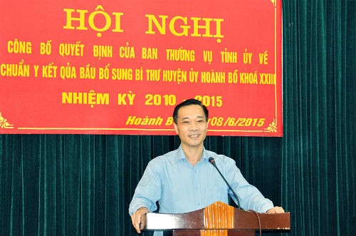 Nu nha bao lam Bi thu Huyen uy