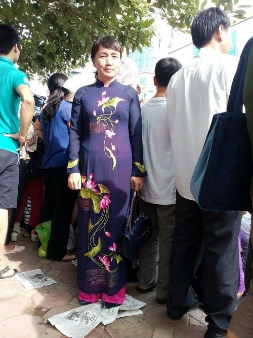 Nguoi dan tha thuot ta ao dai di xem dieu binh Quoc khanh 2/9-Hinh-6