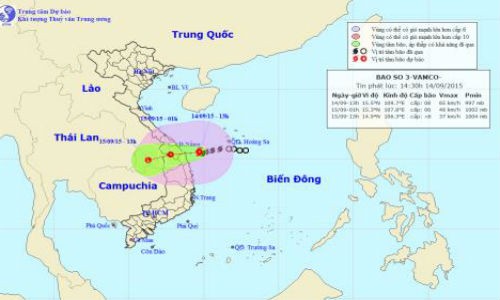 Bao so 3 dang hoanh hanh Da Nang, Quang Ngai