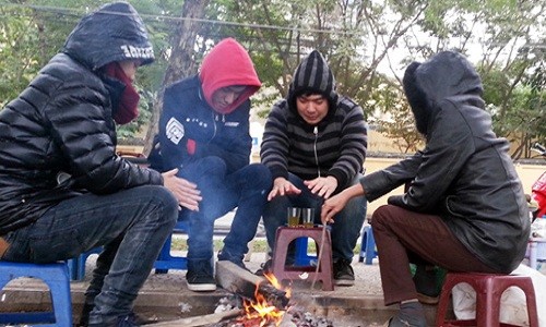 Khong khi lanh tran khap mien Bac, nhieu noi mua to