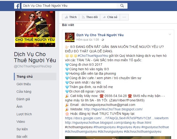 Nhung dich vu hot bac dip 8/3