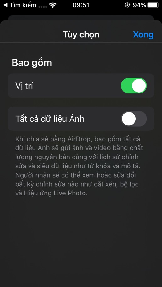 QA: Cach chia se anh va video khong kem du lieu vi tri tren iOS 13, iPadOS 13-Hinh-3