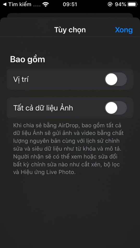 QA: Cach chia se anh va video khong kem du lieu vi tri tren iOS 13, iPadOS 13-Hinh-4