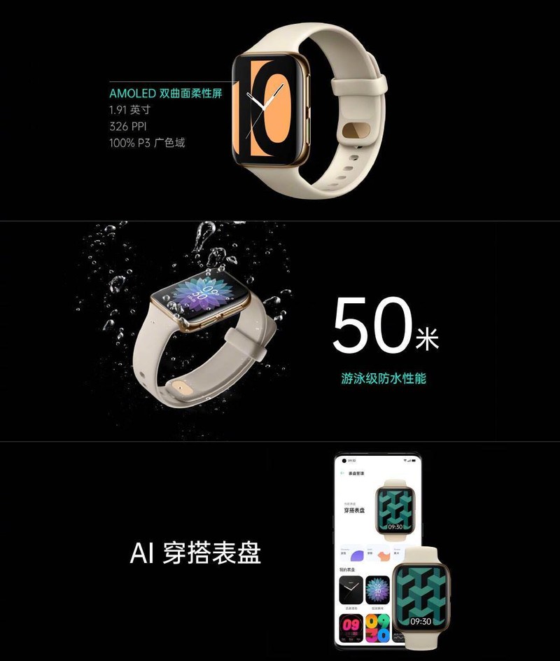 OPPO Watch trinh lang, giong Apple Watch, ho tro eSim, sac nhanh-Hinh-3