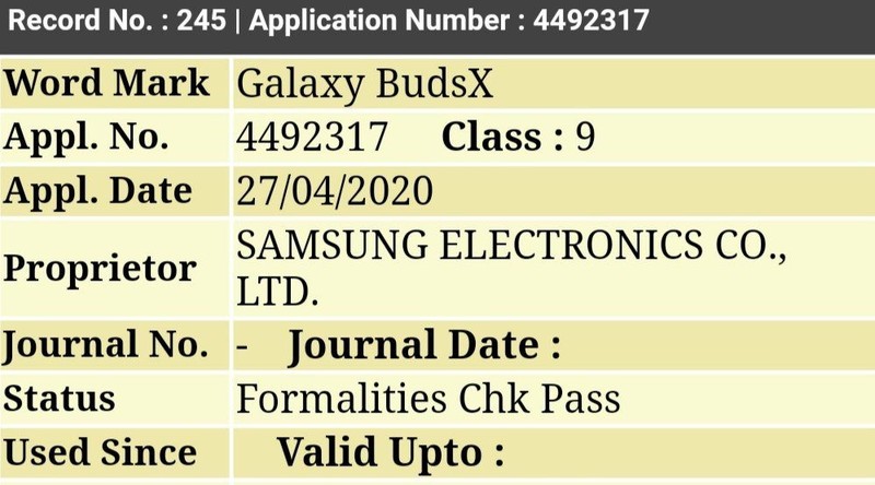 Tai nghe hinh hat dau cua Samsung se co ten goi chinh thuc la Galaxy BudsX