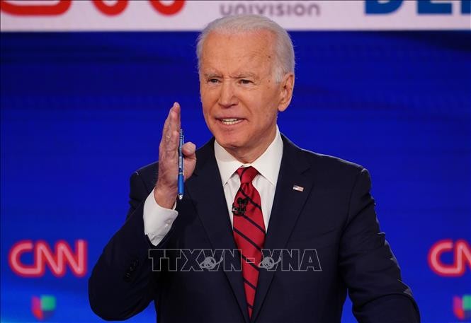 Ung cu vien Joe Biden chien thang cuoc bau cu so bo tai Hawaii