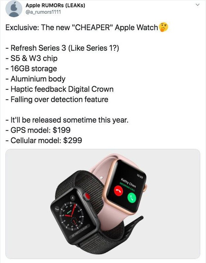 Hai mau Apple Watch gia re duoc ra mat trong nam nay?-Hinh-2