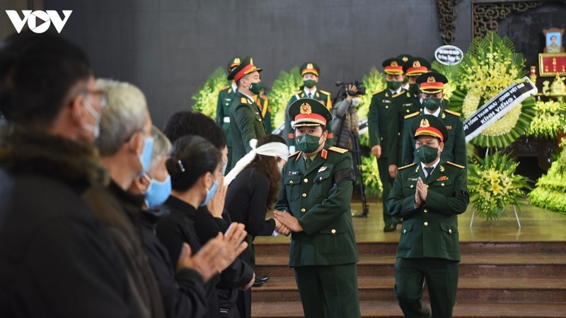 Bo Quoc phong to chuc Le tang liet sy, Trung ta Do Anh hy sinh khi lam nhiem vu quoc te-Hinh-5