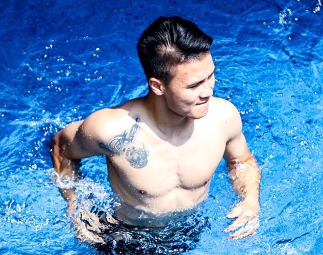 Hình xăm chất lừ của các tuyển thủ U23 Việt Nam - Hình 4 Hinh xam chat lu cua cac tuyen thu U23 Viet Nam-Hinh-4