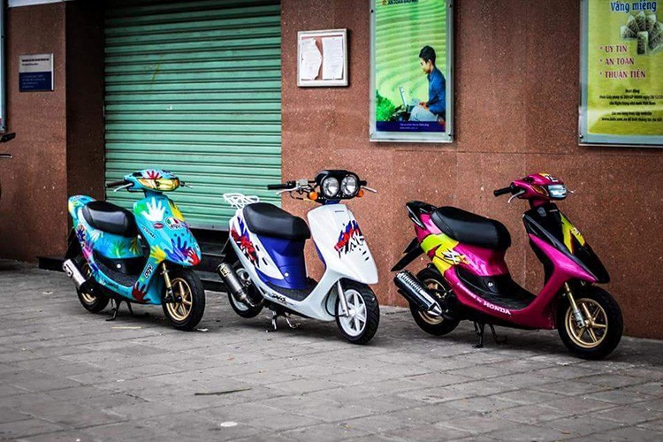 Dàn xe đi chợ Honda Dio 50cc cực chất tại Sài thành