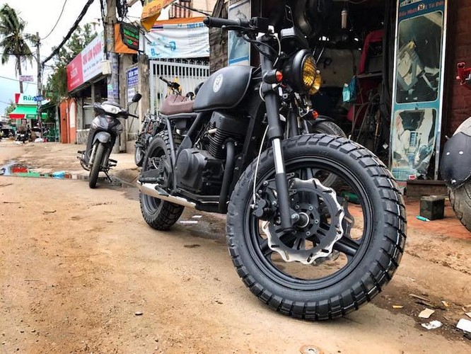 Xế nổ Tàu Rebel USA CB125R độ cafe racer siêu chất