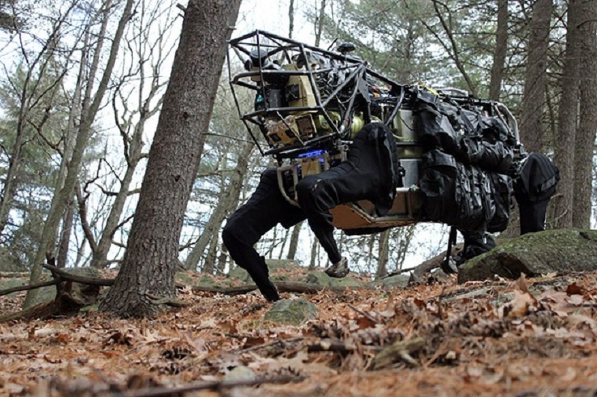 Robot LS3 cua DARPA My chu ngua may khong dau chien dau tai ba-Hinh-3