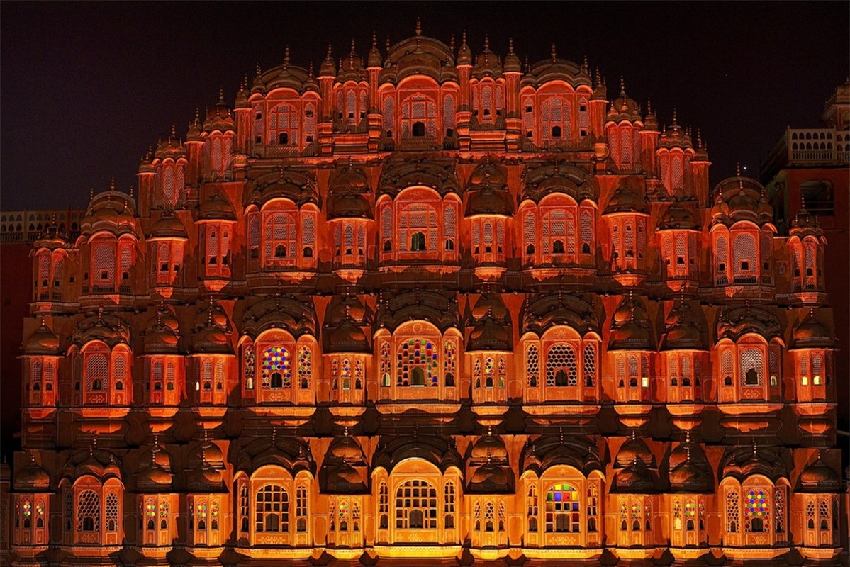 Cung dien cua gio Hawa Mahal - “Thanh pho hong” cua Jaipur, An Do-Hinh-5