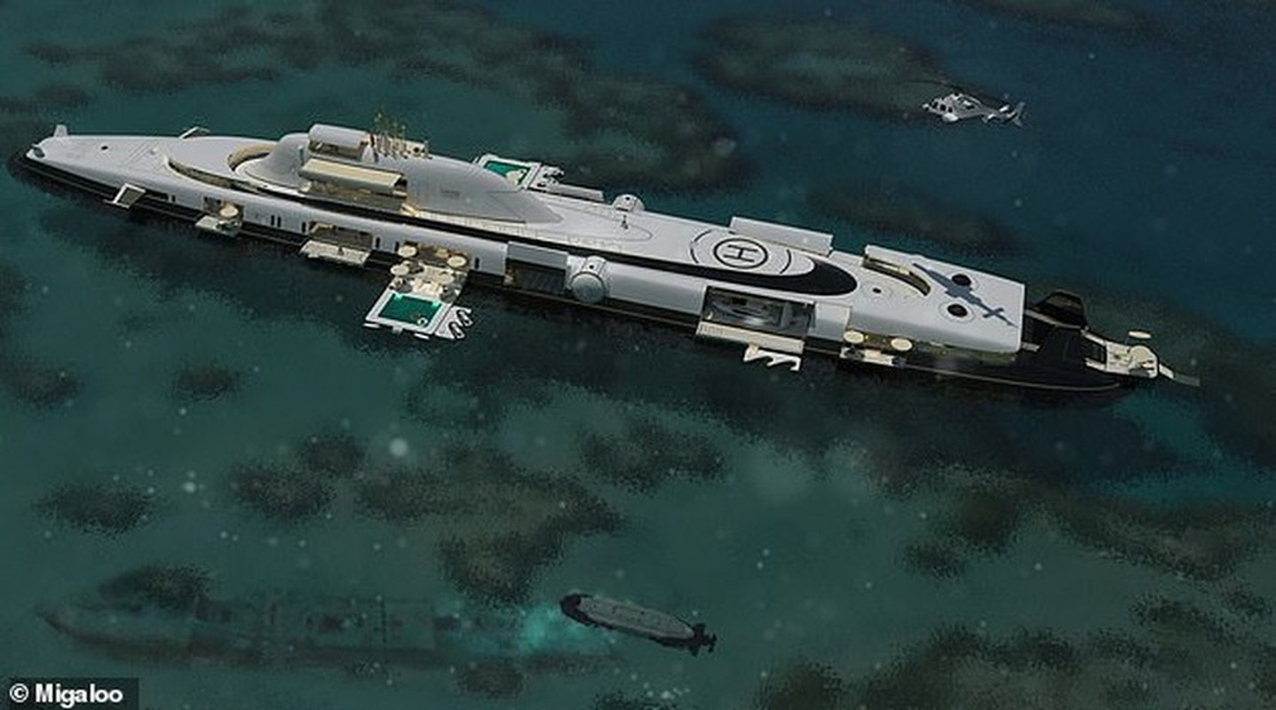 View - 	Đột nhập siêu tàu ngầm 2 tỷ USD dành cho giới thượng lưu 