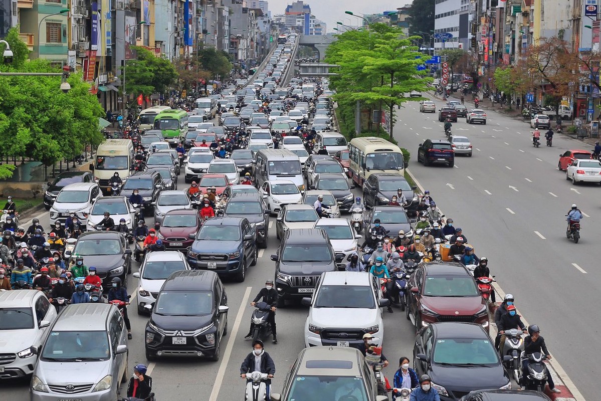 Giao thong Ha Noi roi nhu to vo ngay dau tuan-Hinh-5