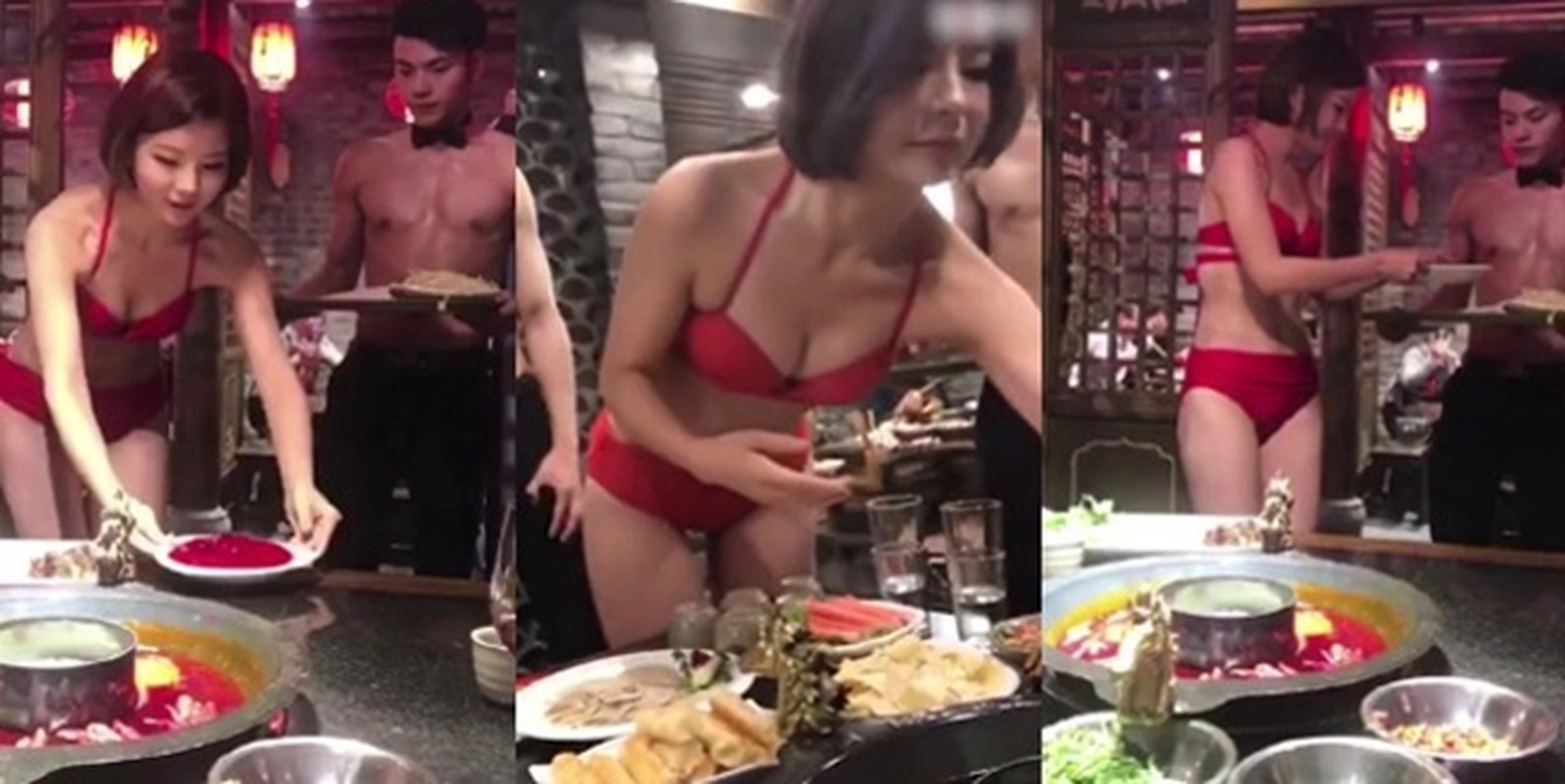 Hotgirl mac dong phuc bikini ban oi, ban lau khien khach hang “do mat tia tai“-Hinh-12