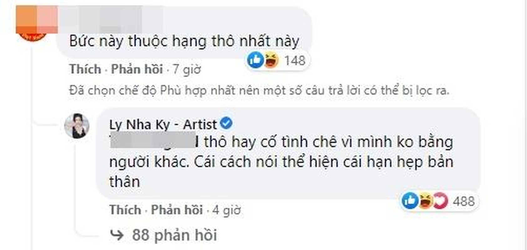 Ly Nha Ky dop chat khi khoe anh goi cam bi noi 