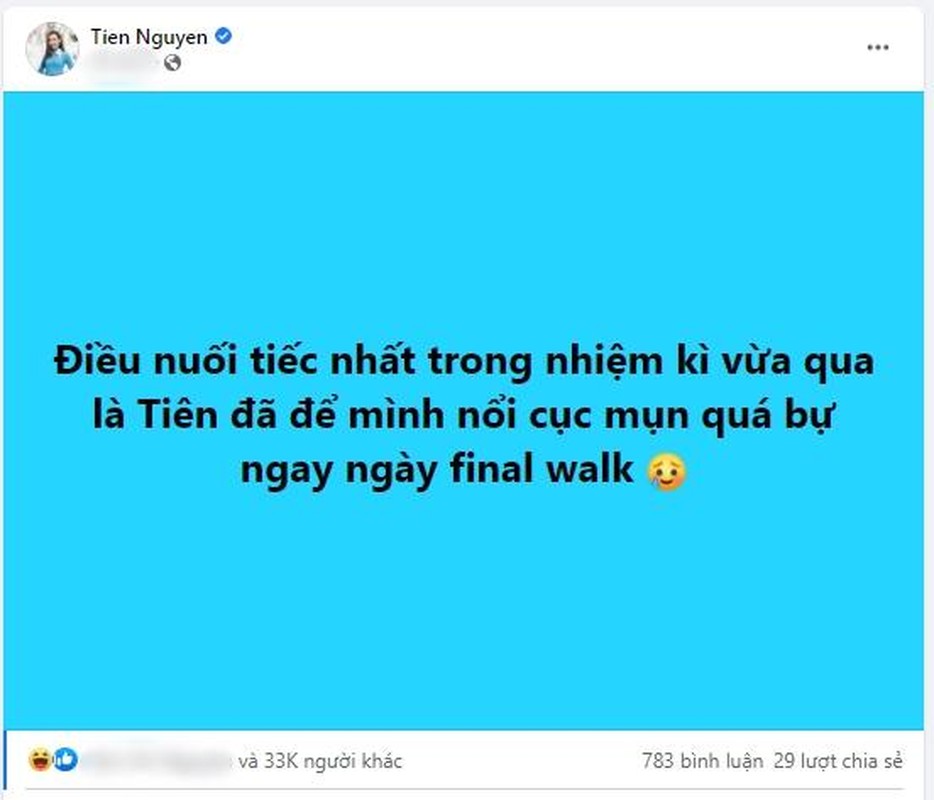 Thuy Tien gay cuoi khi chia se dieu tiec nuoi nhat khi final walk-Hinh-2