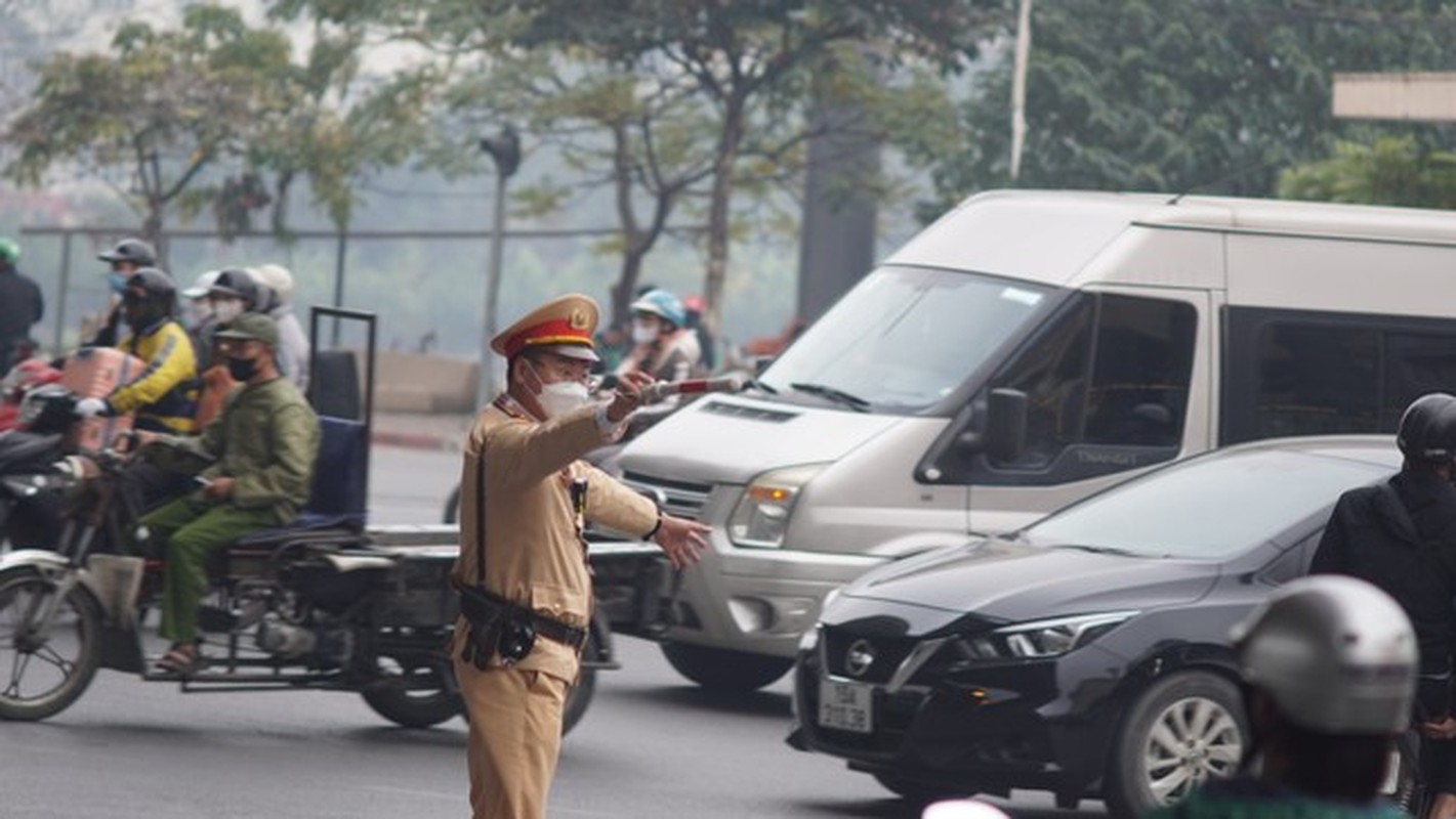 View - 	Hà Nội Nhiều tuyến phố ùn tắc trước ngày nghỉ Tết Dương lịch