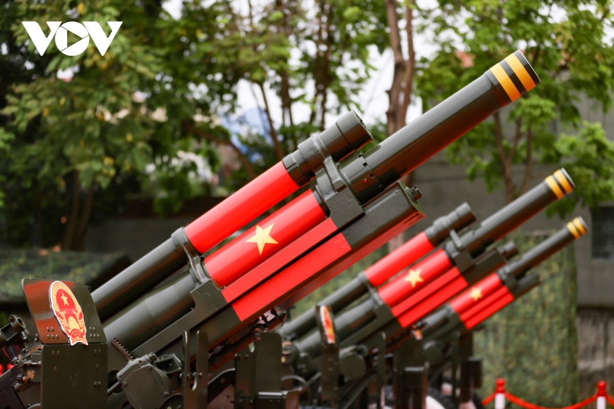 View - 	Tận mục dàn pháo lễ kỷ niệm 70 năm chiến thắng Điện Biên Phủ