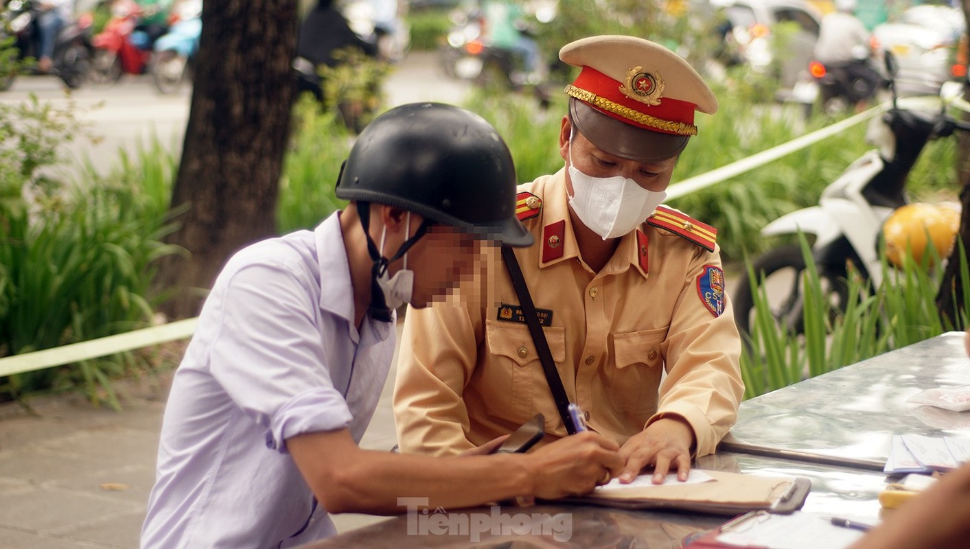 View - 	CSGT Hà Nội gửi thông báo xác minh vi phạm nồng độ cồn