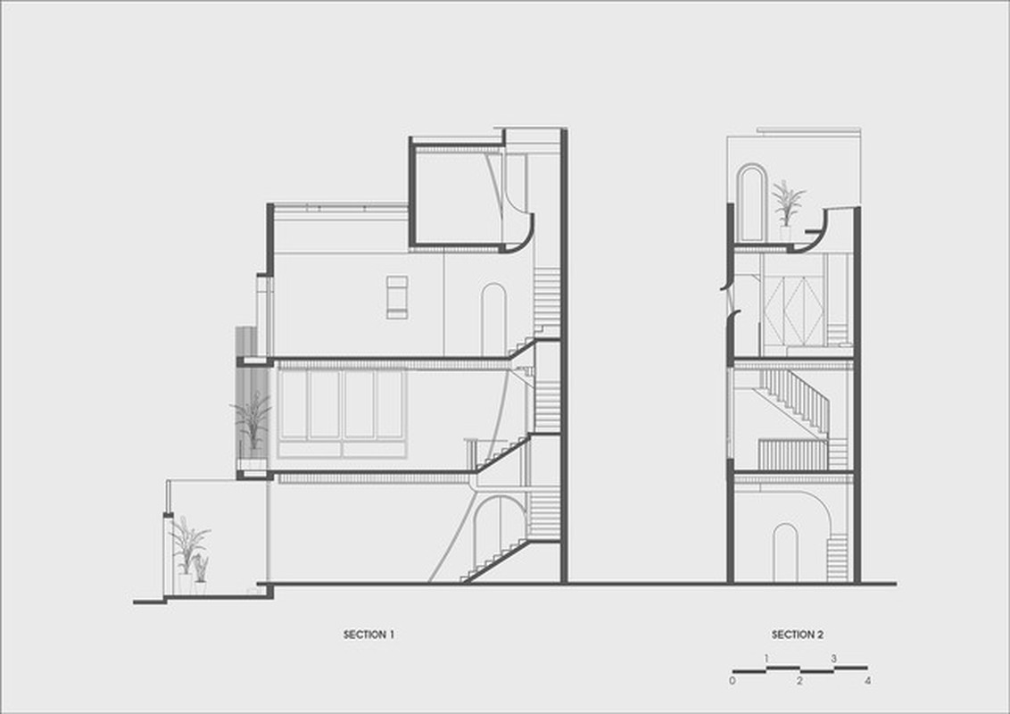 View - 	Khắc phục nhược điểm nhà lô góc bằng thiết kế ngoài kín