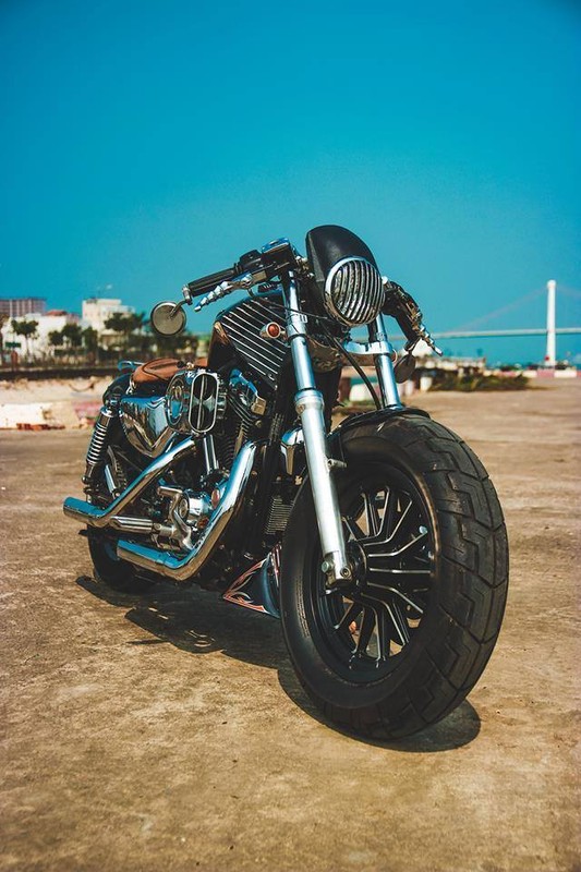 Can canh moto Harley-Davidson phong cach Samurai doc nhat Viet Nam