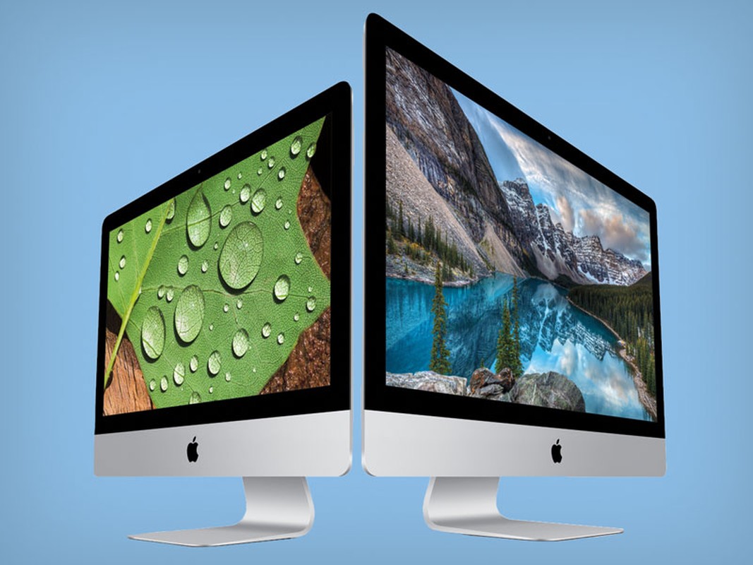 Can canh 2 chiec iMac man hinh 4K va 5K cua Apple-Hinh-2