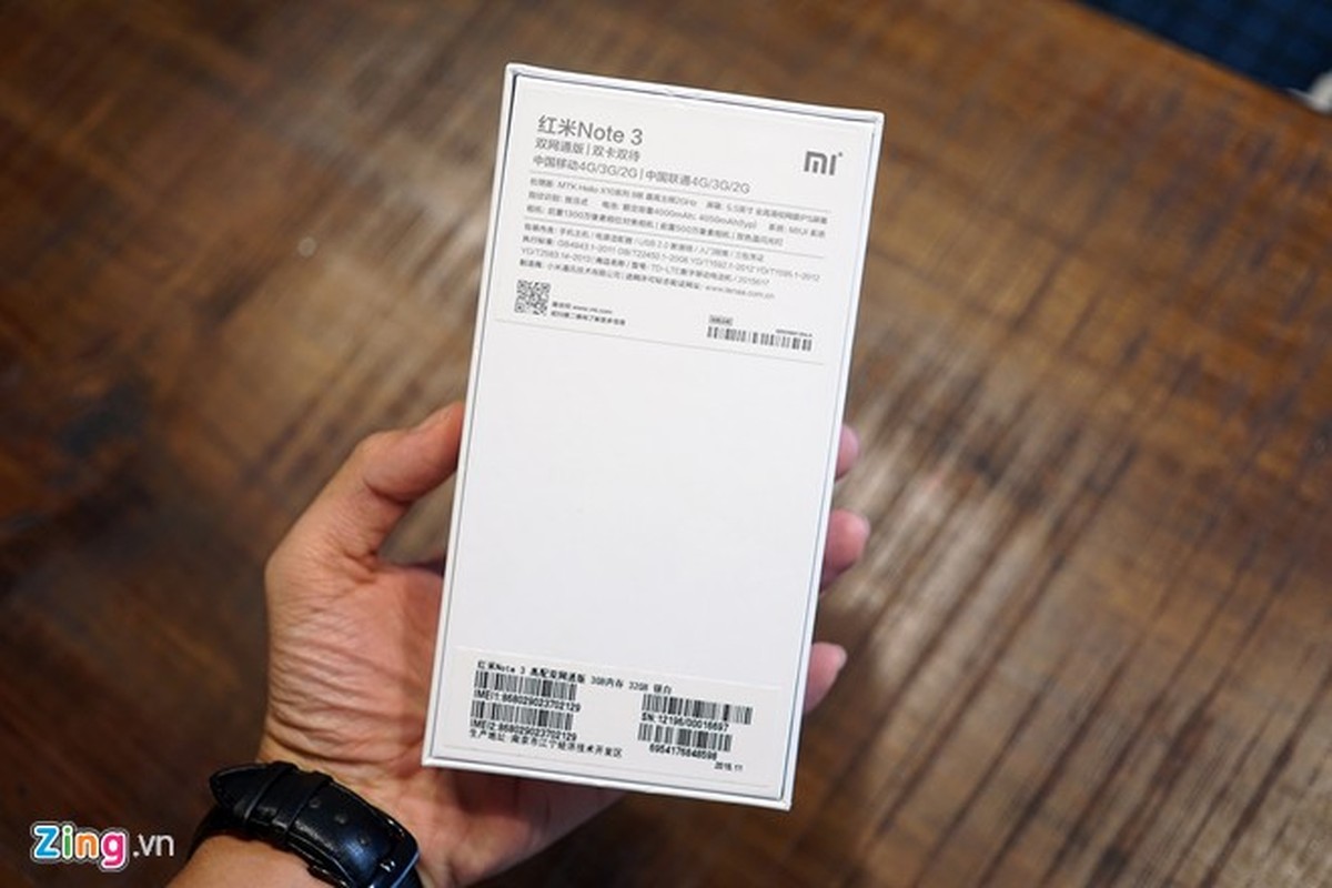 Mo hop dien thoai Xiaomi Note 3 vo kim loai, quet van tay-Hinh-2
