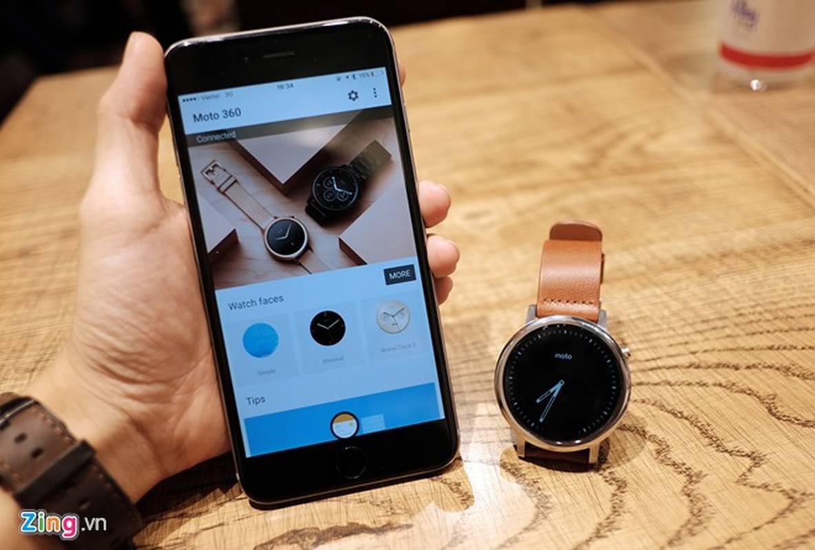 Ảnh Moto 360 thế hệ 2 giá từ 8,3 triệu vừa bán ở VN