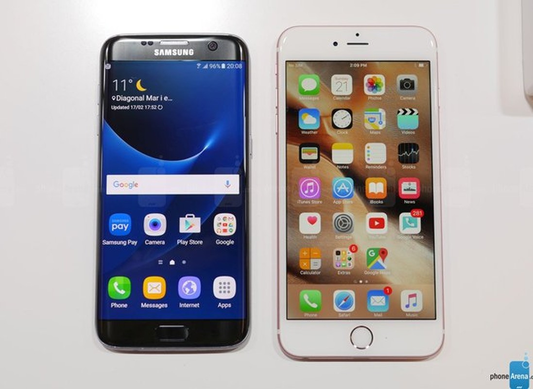 So sanh Galaxy S7 Edge vs iPhone 6s Plus: Cham tran nay lua-Hinh-3