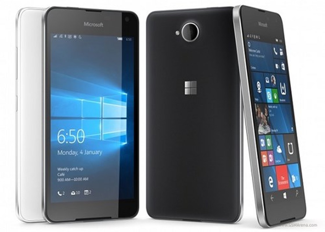 Can canh dien thoai Lumia 650 vua ra mat, gia 200 USD