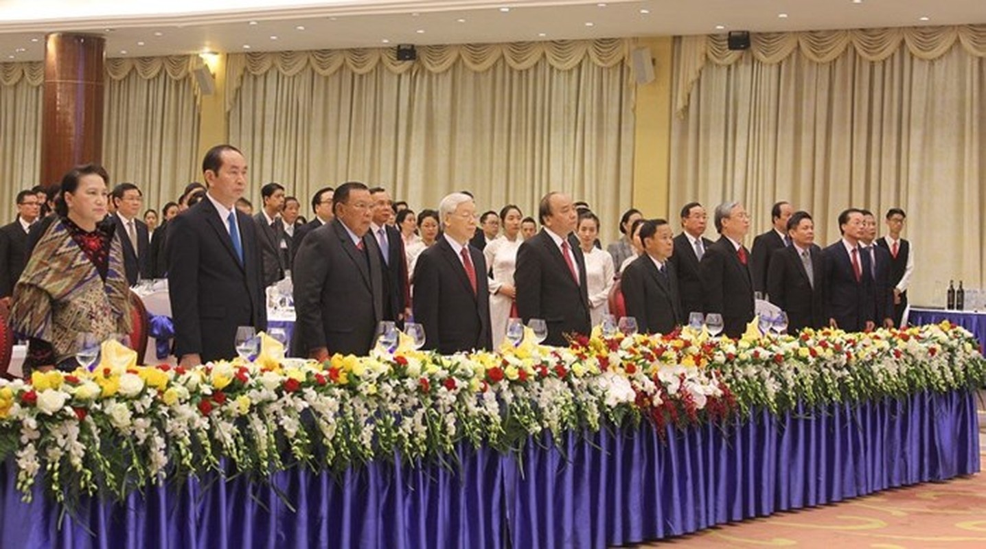 Toàn cảnh chuyến thăm Việt Nam của Tổng Bí thư, Chủ tịch nước Lào - Ảnh 9