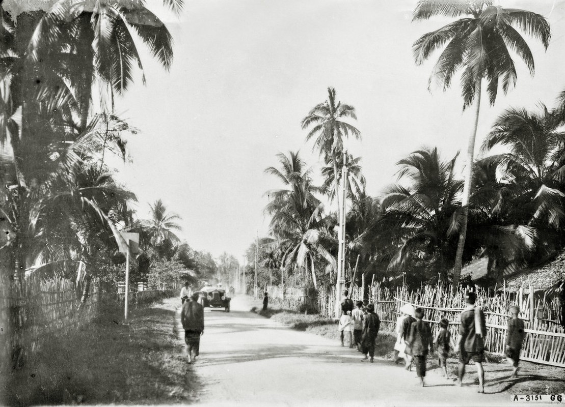 Hinh doc ve giao thong tren Quoc lo 1 thap nien 1920