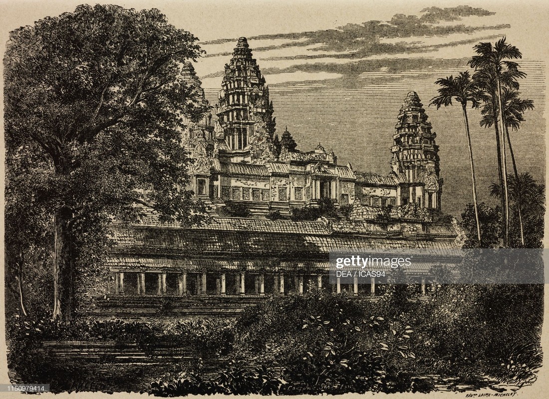 Hinh anh gay sung sot ve den Angkor Wat 140 nam truoc-Hinh-2