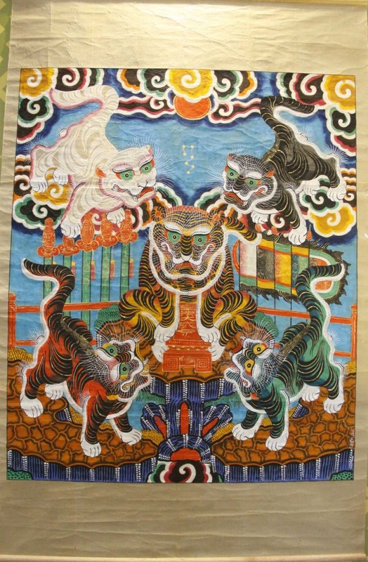 Y nghia tam linh cua Ngu Ho trong tranh dan gian Hang Trong-Hinh-2
