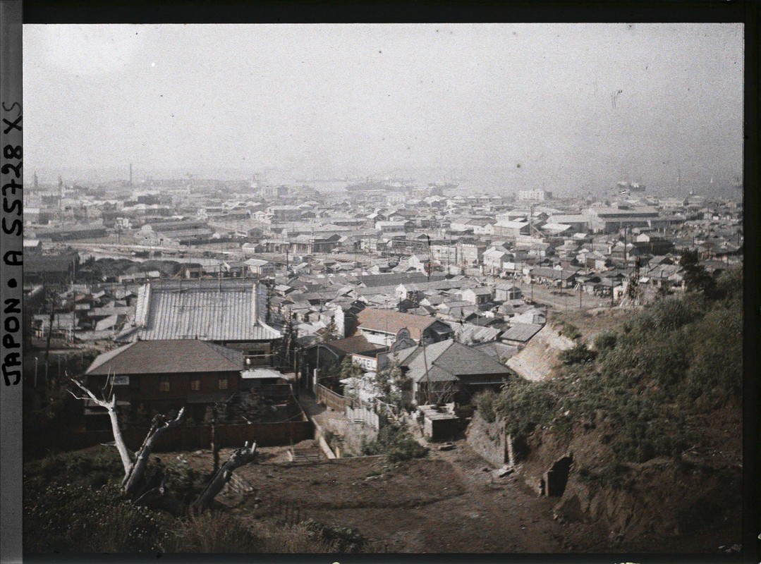 Anh mau hiem ve thanh pho Yokohama o Nhat Ban nam 1926