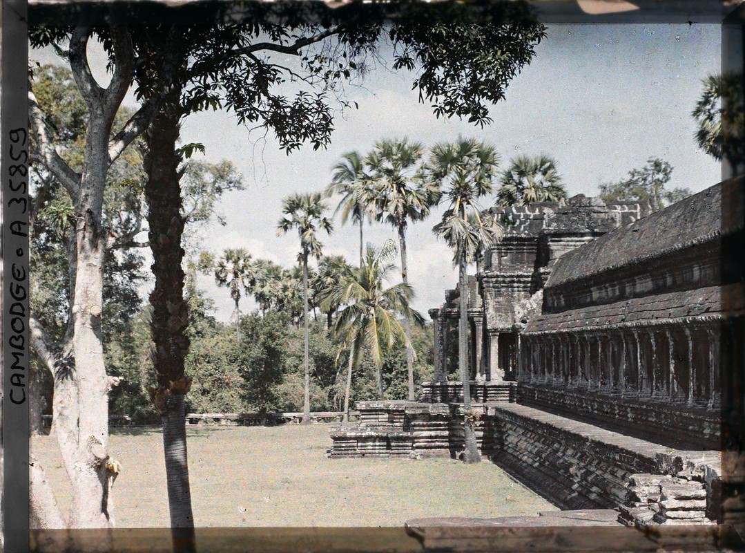 Loat anh mau dac biet ve ky quan Angkor Wat mot the ky truoc (1)-Hinh-14