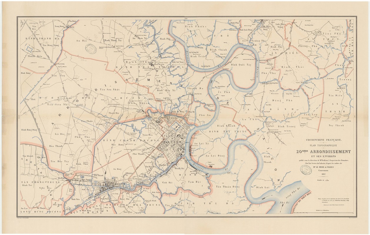 View - 	Loạt bản đồ cực quý về Nam Kỳ Lục tỉnh cuối thế kỷ 19