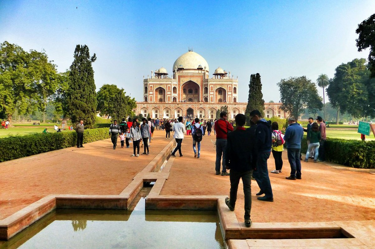 View - 	Choáng ngợp trước lăng mộ hoàng đế Humayun ở Ấn Độ