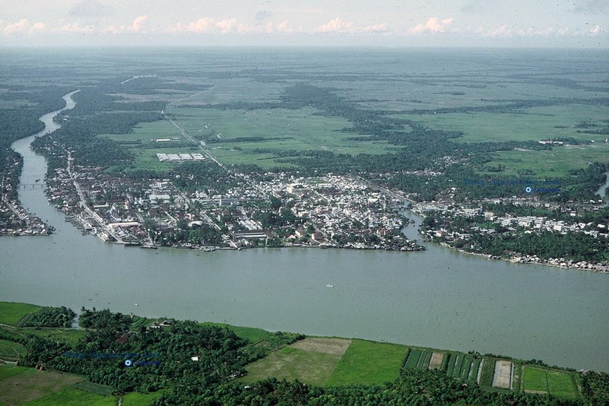 View - 	Loạt ảnh hiếm có về Vĩnh Long thập niên 1960 nhìn từ máy bay