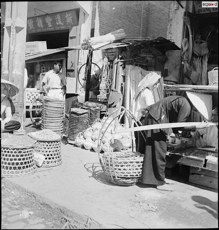 View - 	Ảnh cực quý về khu Chợ Cũ ở Sài Gòn năm 1950 