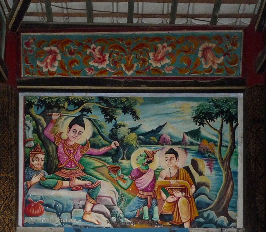 Cau chuyen ve cuoc doi duc Phat qua tranh tuong Khmer Nam Bo-Hinh-5