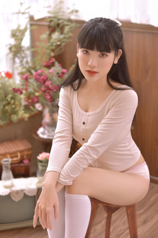 Nhan sac xinh nhu nang tho cua hot girl dan toc Nung-Hinh-4